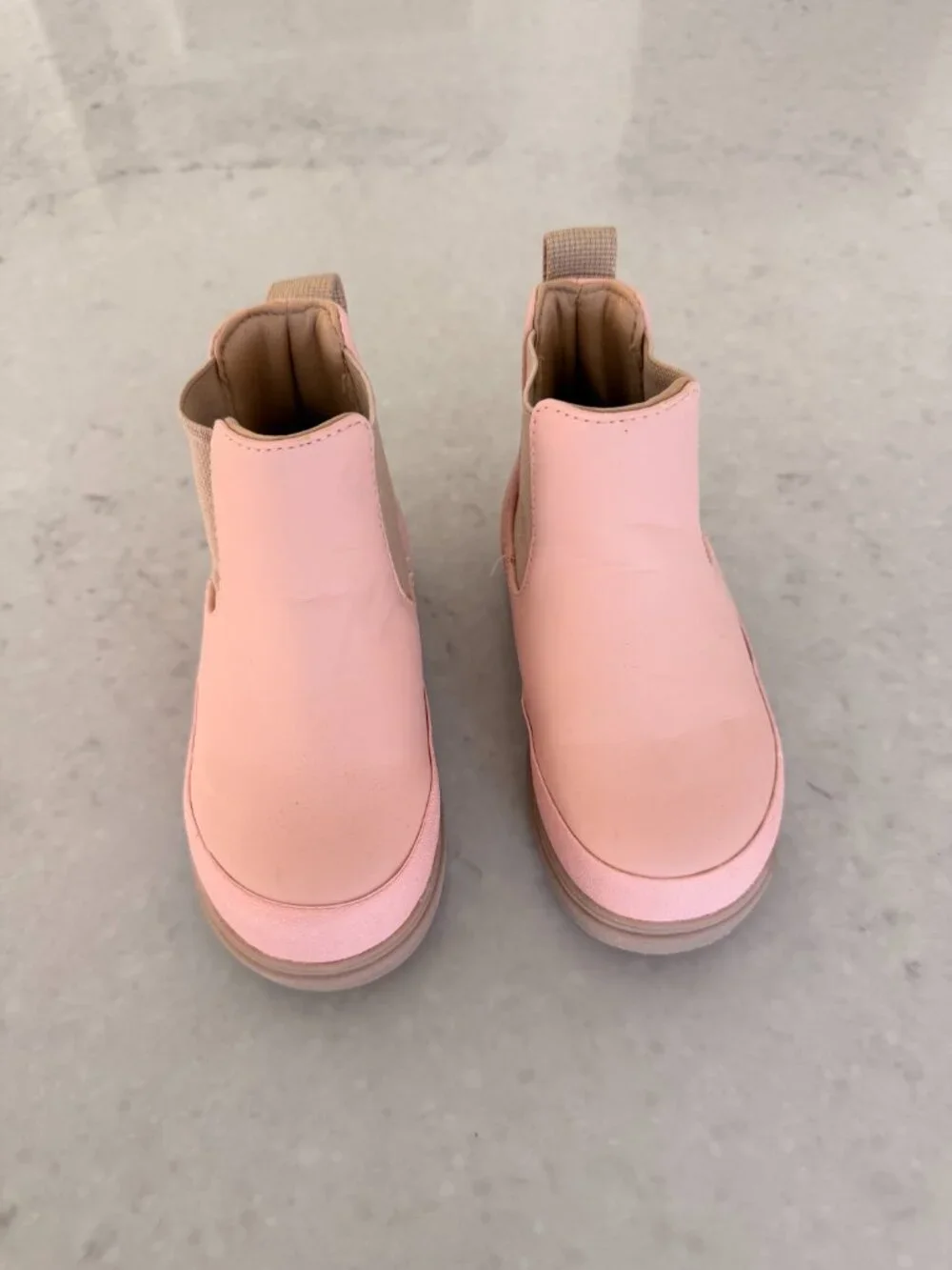 Native Shoes Toddler Pink Chelsea Rain Boots Waterproof Girls Size C7